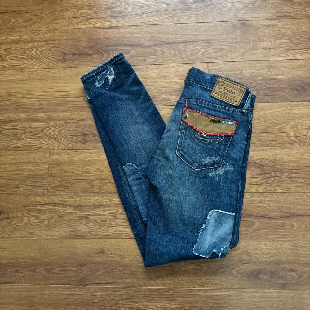Ralph Lauren Distressed Boho Jeans